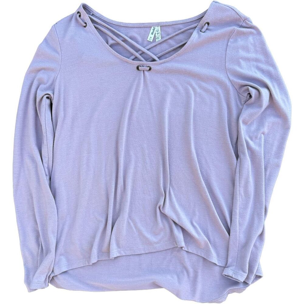 Mudd-clothing Women's Purple Shirt